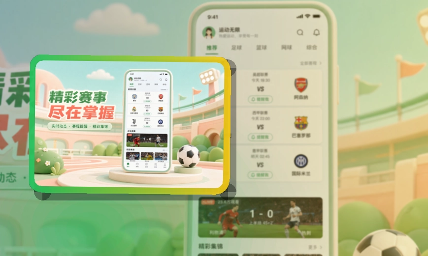 世界杯官网 App看赛优势 页面展示